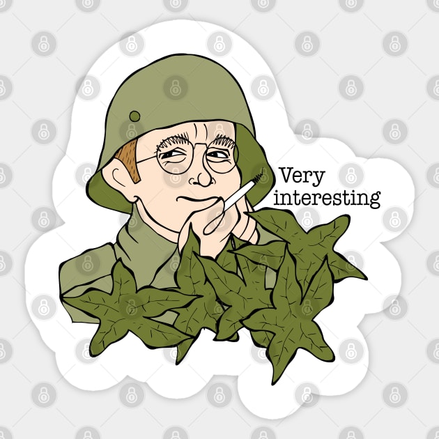 VERY INTERESTING Sticker by cartoonistguy